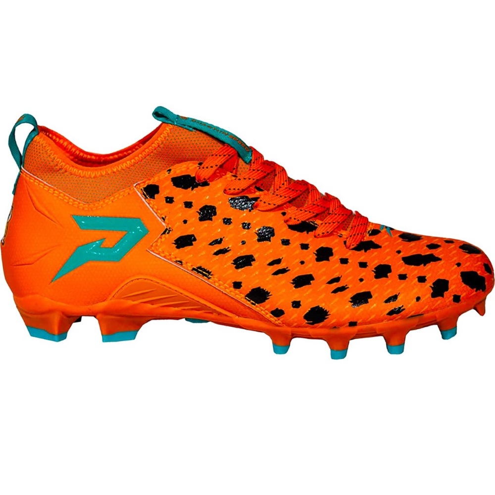 🧡🦖 Phenom Elite Quantum Speed The Flintstones Football Cleats 🦕🧡